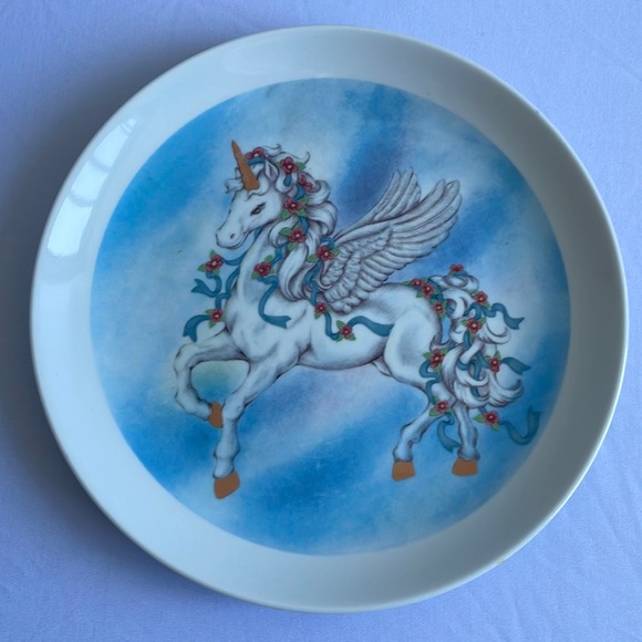 Other - 90’s Majestic Unicorn Plate Magical Moments